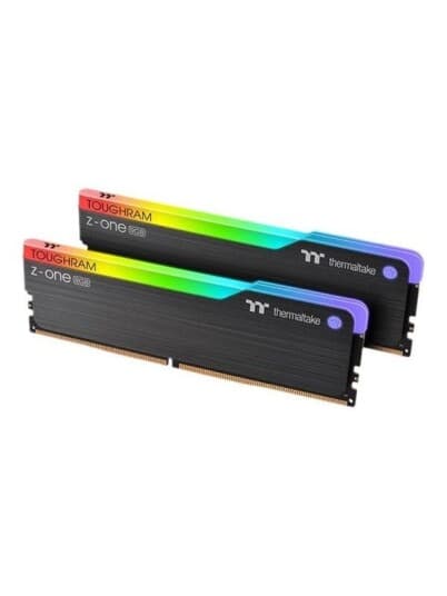 Thermaltake Toughram Z-One Rgb - Ddr4 - Sett - 16 Gb: 2 X 8 Gb - Dimm 288-Pin - 3200 Mhz / Pc4-25600 - Cl16 - 1.35 V - Ikke-Bufret - Ikke-Ecc - Svart