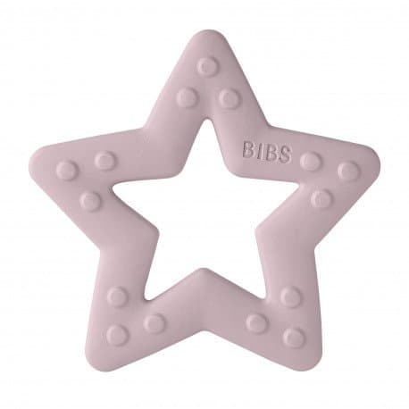 BIBS® Baby Bitie Star biteren fra 3 måneder rosa Plum