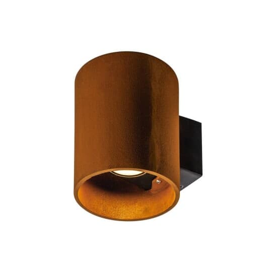 Rusty® Up/Down Round Utendørs Vegglampe 3000/4000K Rust - SLV