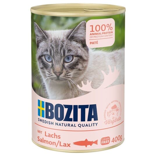 Bozita Laksepate - Vådfoder Til Katte - 400G