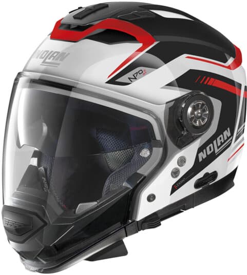 Nolan Adventurehjelm  N70-2 GT Switchback N-COM Metall Hvit 60