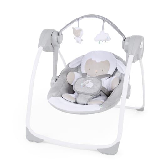 Ingenuity Portable Swing Comfort 2 Go, Cuddle Lamb, 12184