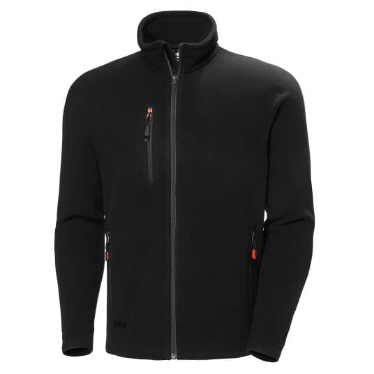 Helly Hansen Oxford Jakke, Fleece, Størrelse L, Svart