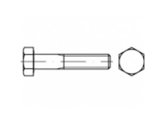 Toolcraft To-5395353 Sekskantsskrue M10 200 Mm Udvendig Sekskant 50 Stk