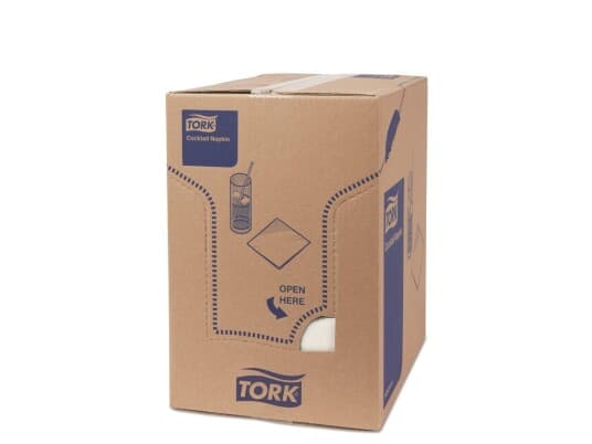 Serviet Tork 24X24 Cm 2-Lag Hvid,12 Pk X 200 Stk/Krt