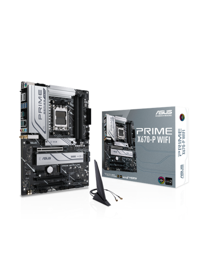 ASUS Prime X670-P WIFI - hovedkort - ATX - Socket AM5 - AMD X670