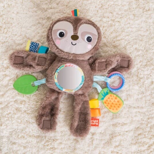 Bright Starts Bright Starts Soft Toy Slingin' Sloth, 12501-6-Meww-Yw2