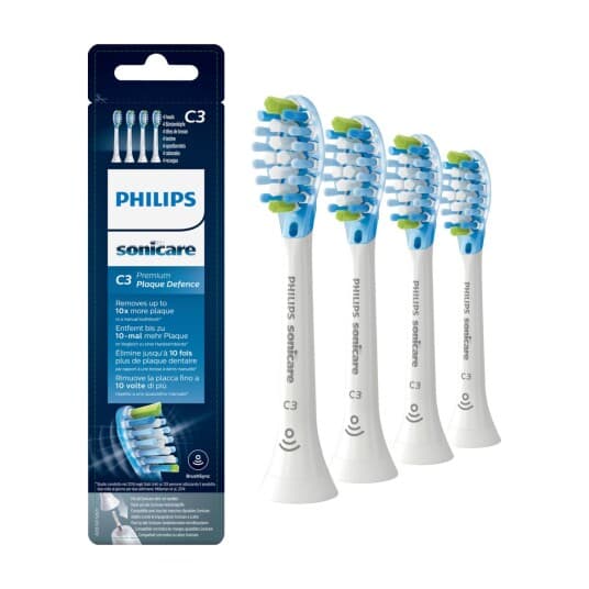 Philips Sonicare C3 Premium HX9044 Plaque Control - utskiftningsbørstehode - hvit