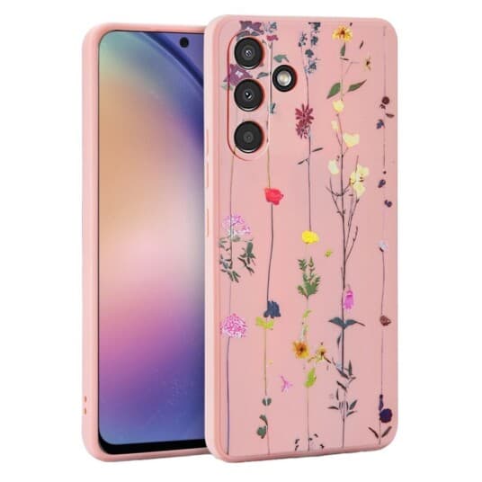 Mobilbakdeksel Tech-Protect Galaxy A54 5G, Blomster, Rosa