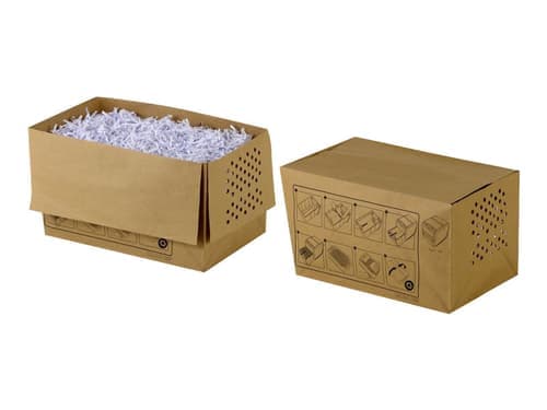 Acco Recyclable Shredder Waste Sacks 20L - Avfallspose - Beige (En Pakke 20)