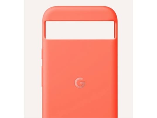 Google - Bakdeksel For Mobiltelefon - Silikon, Polykarbonat-Skall - Coral - For Pixel 8A