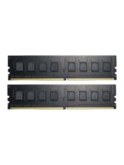 G.Skill Value Series - Ddr4 - Sett - 8 Gb: 2 X 4 Gb - Dimm 288-Pin - 2400 Mhz / Pc4-19200 - Cl15 - 1.2 V - Ikke-Bufret - Ikke-Ecc