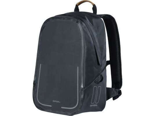 Basil Basil Urban Dry Backpack 18L Backpack, Hook-On System Hook Fastening, Matt Black (New)