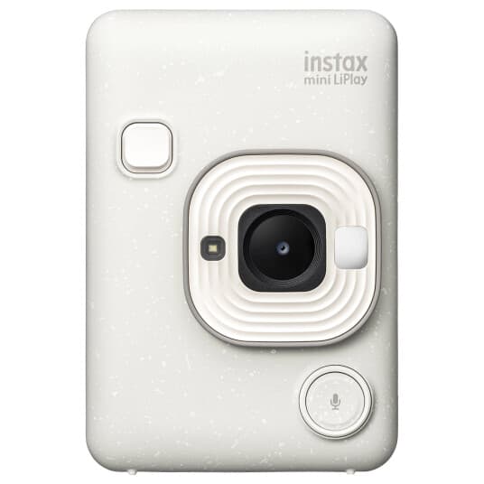 Fujifilm Instax Mini LiPlay hybrid øyeblikkskamera, tåkete hvit