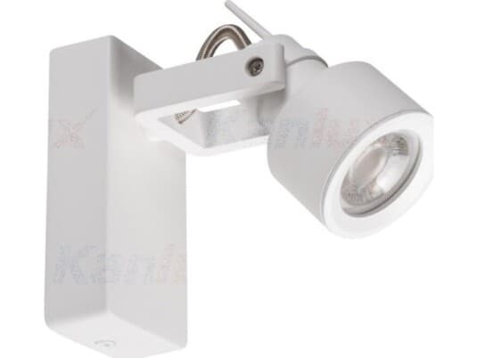 Kanlux Taklampe Vegg- Og Takarmatur Gu10 10W Spotlight Kanlux Sonda 34921 Hvit, Metall