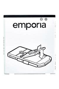 Emporia Ak-S3-Bc, Batteri, Emporia, Smart.3, Sort, Hvid, Lithium-Ion (Li-Ion), 2500 Mah