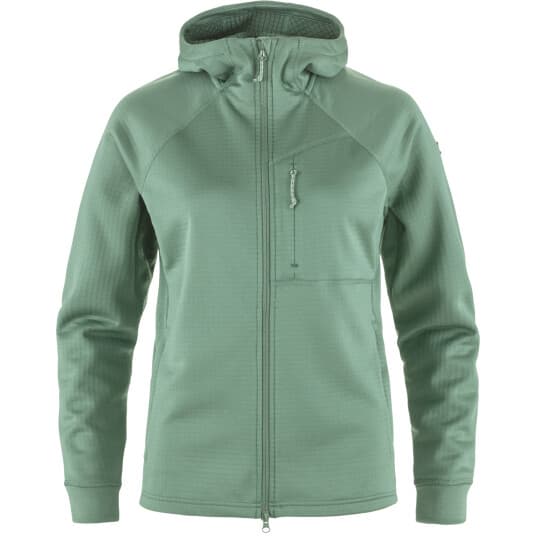 Fjällräven Abisko Grid FLeece Hoodie W Patina Green XL