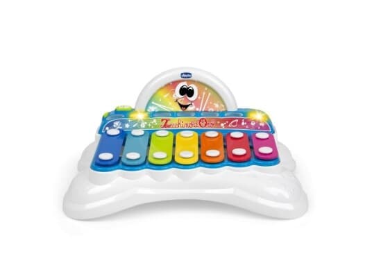 Chicco Flashy The Xylophone, Musikalsk Instrument Til Lek Og Moro, Xylofon, 1 År, Aa, 867 G, Flerfarget