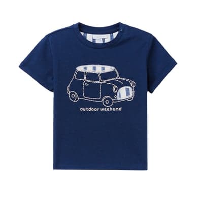 OVS T-skjorte Embro Car Mid night Navy