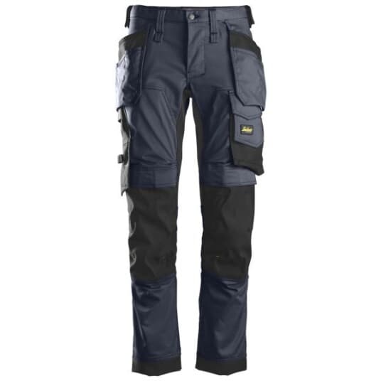 Snickers Workwear Allroundwork 6241 Stretch Buks Med Hylsterlommerr Str: 50 Navy/Sort