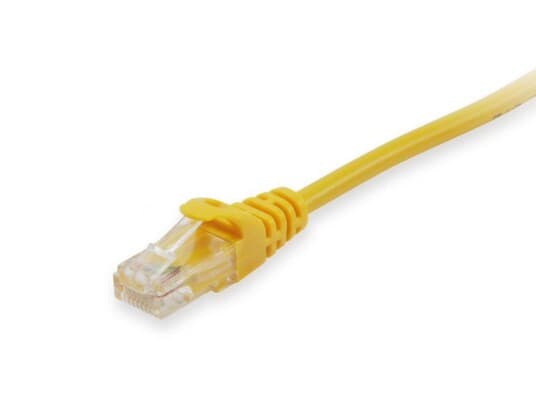 Utstyr Patchkabel Cat6a U/Utp 2Xrj45 1,00M Gelb Lszh