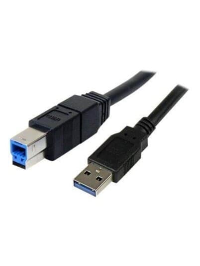 Startech.Com 3M Black Superspeed Usb 3.0 Cable A To B M/M - Usb-Kabel - Usb Type B (Hann) Til Usb-Type A (Hann) - Usb 3.0 - 3 M - Formstøpt - Svart