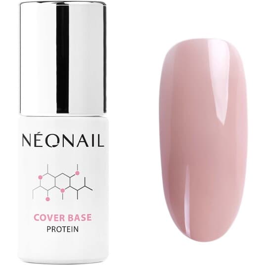 Neonail_Professional Cover Base Protein Protein Base For Hybrid Neglelakk Naturlig Naken 7,2 Ml