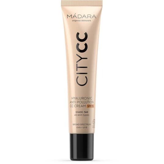 Mádara City CC Hyaluronic Anti-Pollution CC Cream SPF15 Tan 40ml