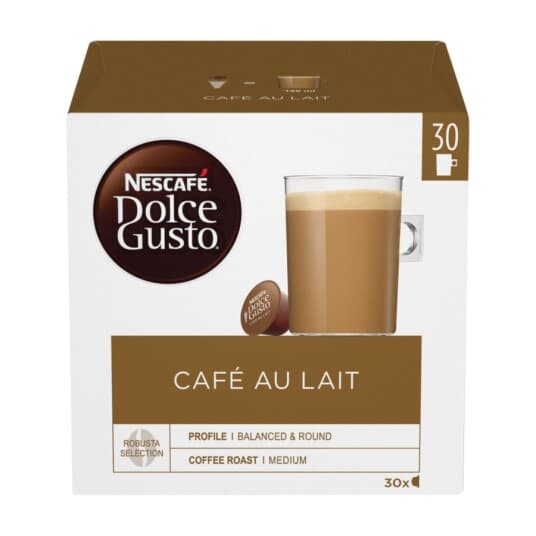 Asda Nestle Nestle Nescafé Dolce Gusto Cafe Au Lait 30 Kapsler