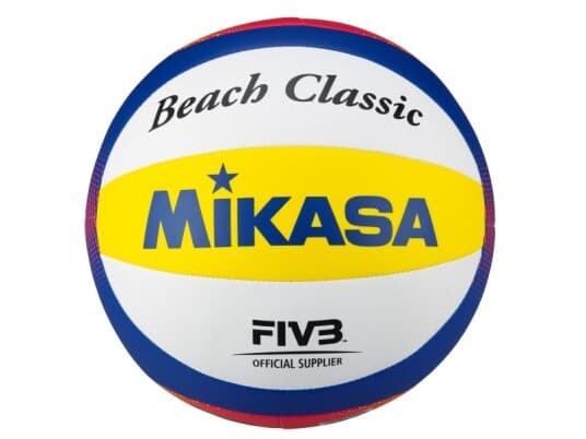 Mikasa Bv552c, 10-Panel Ball, Blå, Vit, Gul, Konstläder, Utomhus, 66 - 68 Cm, Chn