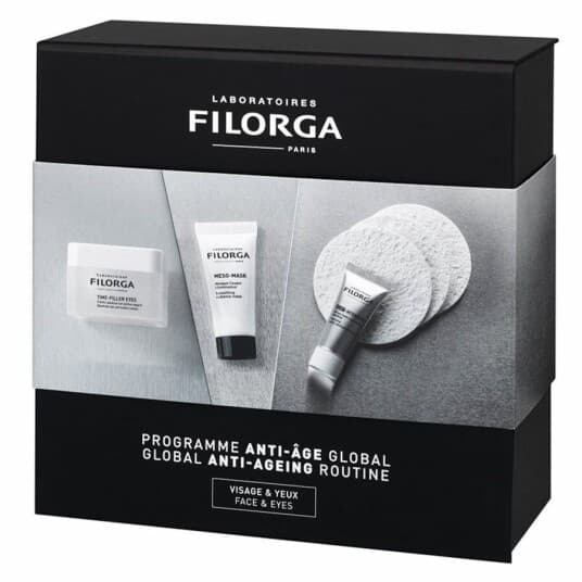 Filorga_Set Global Anti-Ageing Routine Anti-Ageing Time-Filler Eyes 15Ml + Ncef Intensive Serum 7Ml + Meso Mask 15Ml Anti-Aging Eye Cream + Skin-Improving Face Serum + Smoothing-Hydrating Face Mask