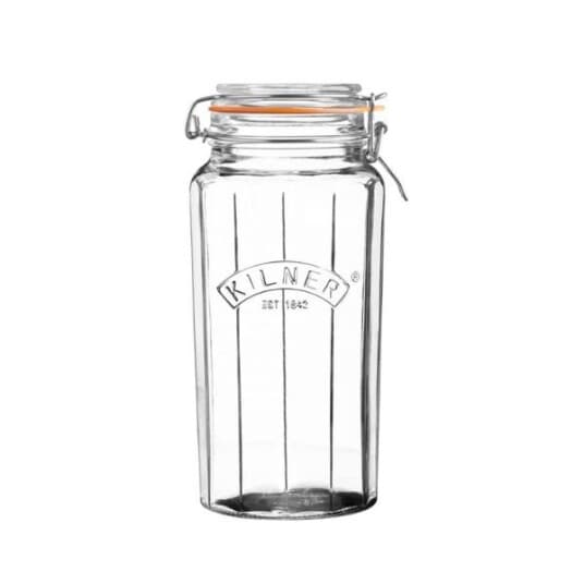 Kil-Słoik 1,8 L. Facetted Clip Top Jars