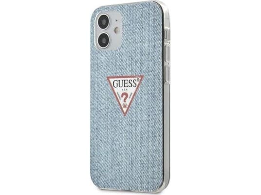 Guess Guhcp12spcujullb Iphone 12 Mini 5.4 Blå/Lyseblå Hardt Deksel Jeans Collection