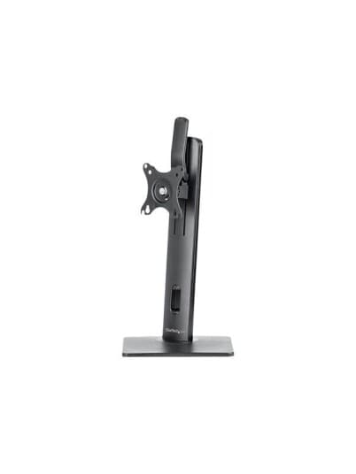 Startech.Com Free Standing Single Monitor Mount, Height Adjustable Monitor Stand, For Vesa Mount Displays Up To 32" (15Lb/7Kg), Ergonomic Monitor Stand For Desk, Tilt/Swivel/Rotate, Black - Universal Monitor Stand - Stativ - Justerbar Arm - For Skje