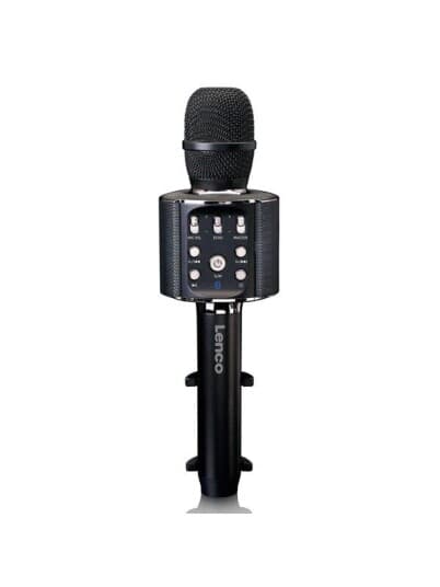 Lenco BT Mic. And speaker with lights - Black