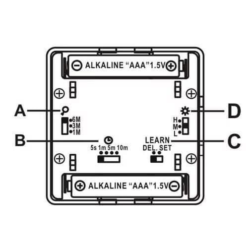 Nexa Mimst-1703 - Bevegelsessensor - Trådløs - 433.92 Mhz