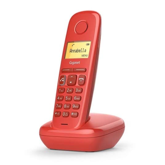 Gigaset Wireless Landline Phone A270 Strawberry (S30852-H2812-D206)