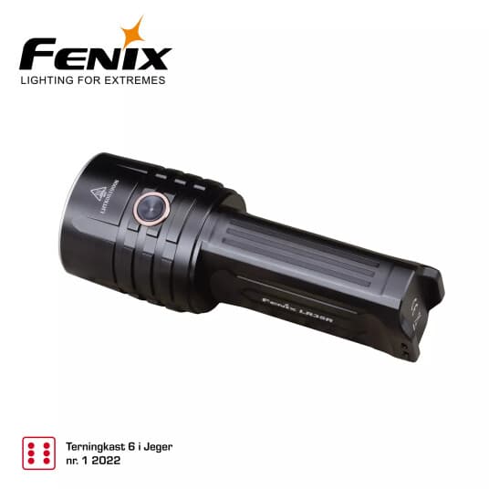 Fenix Lr35r, Lommelykt, Sort, 2 M, Ip68, Led, 50000 Timer