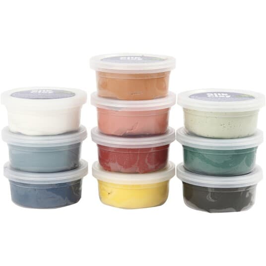 Silk Clay Creativ Company Ass Farger 10x40 g/Pk