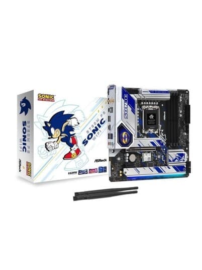 ASRock B760M PG Sonic WiFi - Hovedkort - micro ATX - LGA1700-sokkel - B760 Chipset - USB 3.2 Gen 1, USB 3.2 Gen 2, USB-C 3.2 Gen2 - 2.5 Gigabit LAN,