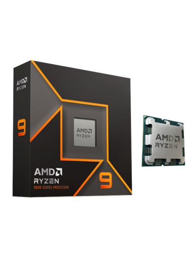 AMD Ryzen 9 9900X - AM5 12 kjerner/24 tråder, 4.4GHz - 5.6GHz, 76MB Cache, 120W TDP, uten kjøler