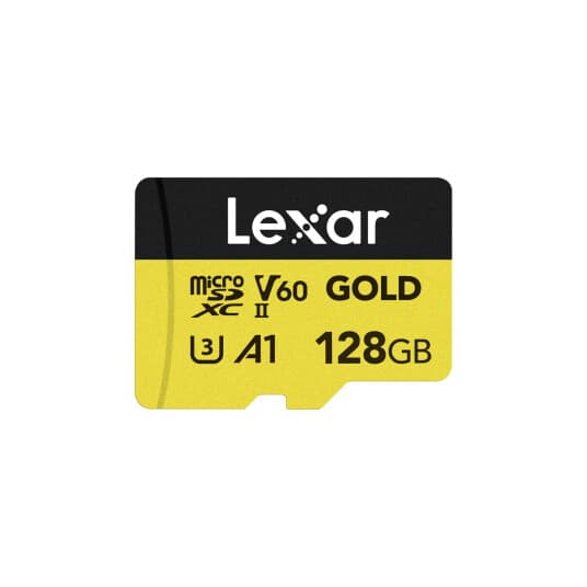 Lexar Pro microSDXC Gold UHS-II U3 128GB 128GB. V60. R280/W100