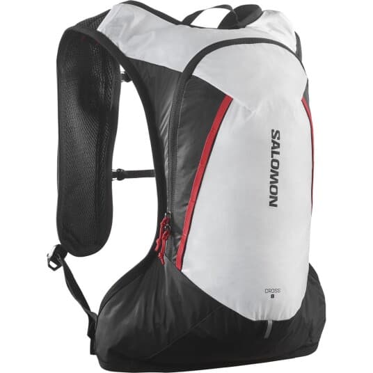 Salomon Cross 8, Ryggsekk, White/Black 8L