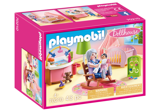 Playmobil Dollhouse 70210, Action/ Eventyr, 4 År, Flerfarget, Plast