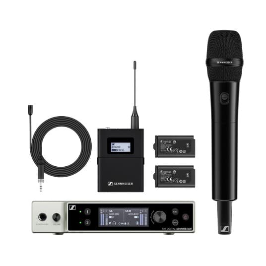 Sennheiser Evolution Wireless Digital Ew-Dx Mke 2 / 835-S - Combo Set - Trådløst Lydleveringssystem - Q1-9: 470.2 - 550 Mhz