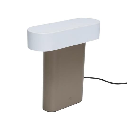 Hübsch - Sleek Bordlampe Brown/Light Grey