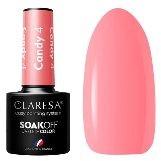 Claresa Claresa Soak Off Uv/Led Candy Hybrid Varnish 4 5G | Free Delivery From 250 Pln