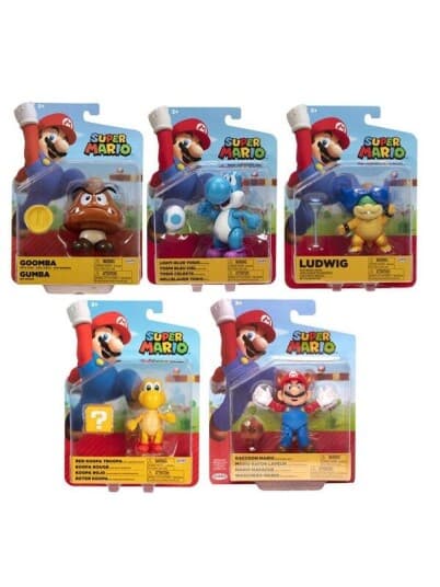 Super Mario 4-Tommers Figur W27, Ass.