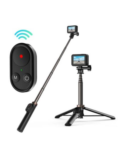 Telesin Selfie Stick For Kameraer Med Bt Fjernkontroll (Te-Rcss-001)