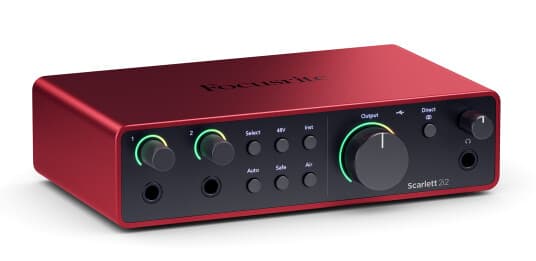 Focusrite Scarlett 2i2 4. generasjons lydkort